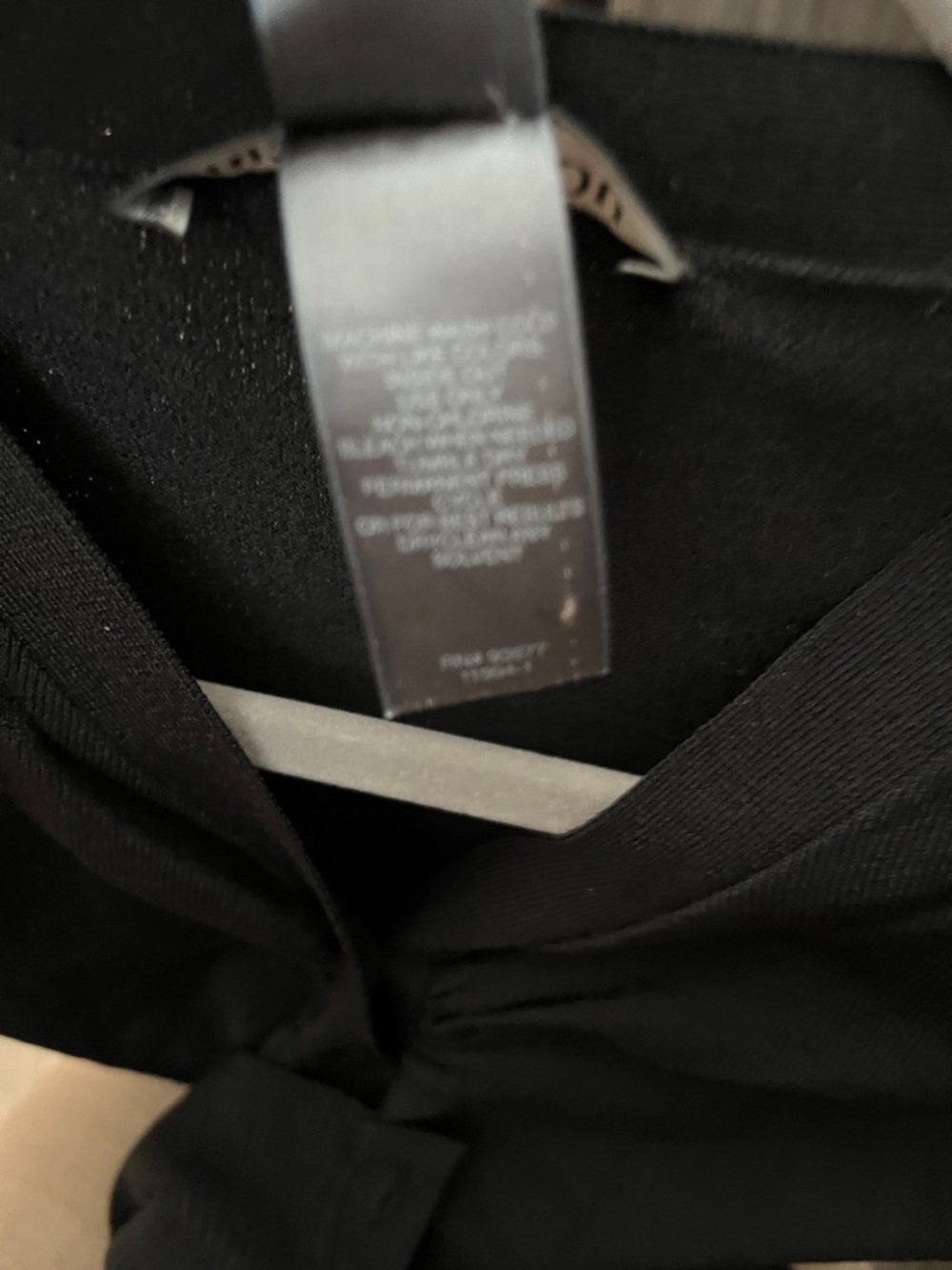 Bisou Bisou Black Short-Sleeve Ruched Button-Up Knit Top - Picture 4 of 4